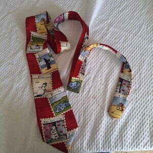 snowman traveling american greetings tie